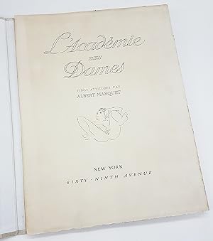 L'Académie des dames. Vingt attitudes par Albert Marquet.