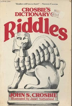 Bild des Verkufers fr Crosbie's dictionary of Riddles zum Verkauf von Le-Livre