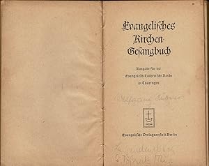 Imagen del vendedor de Evangelisches Kirchen-Gesangbuch. Ausgabe fr die Evangelisch-Lutherische Kirche in Thringen a la venta por Schueling Buchkurier