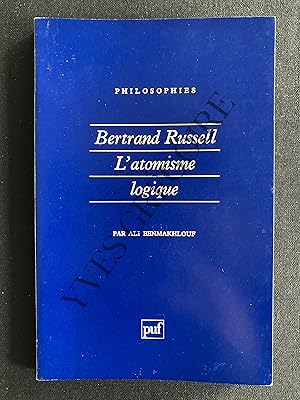 Image du vendeur pour BERTRAND RUSSELL L'ATOMISME LOGIQUE mis en vente par Yves Grgoire