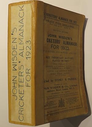 Immagine del venditore per John Wisden's Cricketers' Almanac For 1923 venduto da St Marys Books And Prints