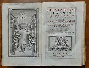 Breviarium Romanum. Ex Decreto Sacrosancti Concilii Tridentini restitutum, S. PII V. Pontificis M...