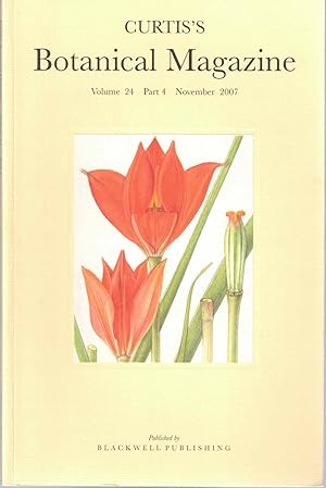 Seller image for Curtis's Botanical Magazine Volume 24 Part 4 November 2007 for sale by Kenneth Mallory Bookseller ABAA