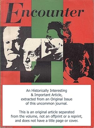 Seller image for Zero and the Impossible: On the Deaths of Roy Campbell, Wyndham Lewis, Joyce Cary and John Middleton Murry. An original article from Encounter, a monthly review of literature, the arts and politics, 1957. for sale by Cosmo Books