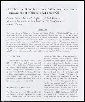 Image du vendeur pour Graveheart: Cult and Burial in a Cistercian Chapter House: Excavations at Melrose, 1921 & 1996. mis en vente par Cosmo Books