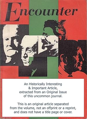 Immagine del venditore per Sigmund Freud. An original article from Encounter, a monthly review of literature, the arts and politics, 1956. venduto da Cosmo Books