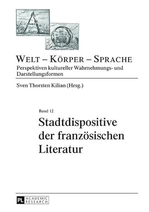 Bild des Verkufers fr Stadtdispositive der franzsischen Literatur zum Verkauf von AHA-BUCH GmbH