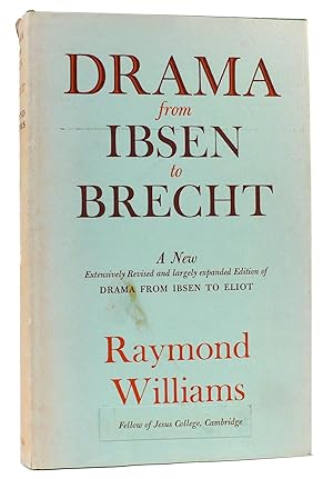 Imagen del vendedor de DRAMA FROM IBSEN TO BRECHT a la venta por Rare Book Cellar