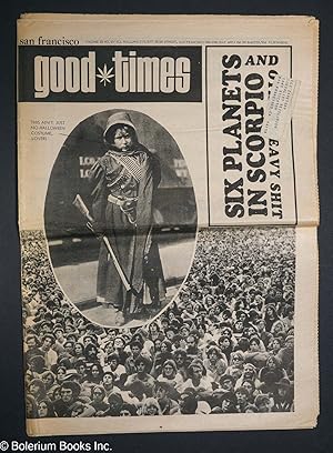 Seller image for Good Times: vol. 3, #43, Oct. 31, 1970: Six Planets in Scorpio & Other Heavy Shit for sale by Bolerium Books Inc.