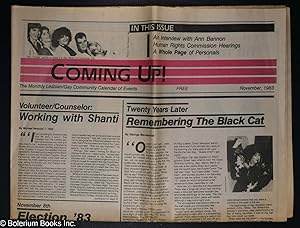 Seller image for Coming Up! November 1983; Working With Shanti & Remembering the Black Cat for sale by Bolerium Books Inc.