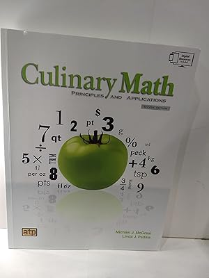 Seller image for Culinary Math Principles and Applications for sale by Fleur Fine Books