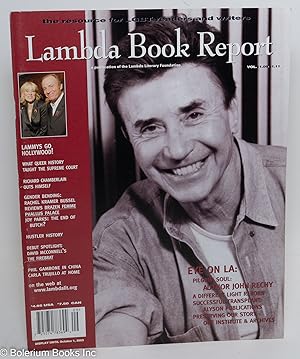 Imagen del vendedor de Lambda Book Report: a review of contemporary gay & lesbian literature vol. 11, #9-11, April-July, 2003: Eye on L.A.: John Rechy a la venta por Bolerium Books Inc.