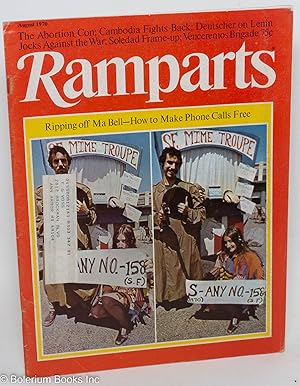 Seller image for Ramparts: volume 9, number 2, August 1970 for sale by Bolerium Books Inc.