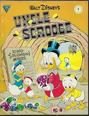 Seller image for UNCLE SCROOGE: THE MINES OF KING SOLOMON, Walt Disney's; Gladstone Comic Album No. 1 for sale by Books from the Crypt