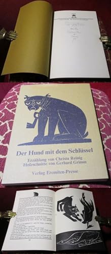 Der Hund mit dem Schlüssel. Erzählung. Holzschnitte von Gerhard Grimm.