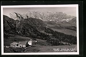 Seller image for Cartolina Malga Zallinger /Alpe di Siusi, Panorama, Dolomiti for sale by Bartko-Reher