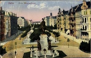 Ansichtskarte / Postkarte Szczecin Stettin Pommern, Kaiser Wilhelm Straße