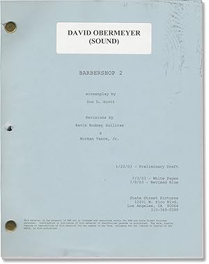 Barbershop 2: Back in Business [Barbershop 2] (Original screenplay for the 2004 film)