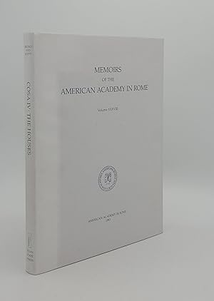 Seller image for MEMOIRS OF THE AMERICAN ACADEMY IN ROME Cosa IV THE HOUSES Volume XXXVIII for sale by Rothwell & Dunworth (ABA, ILAB)