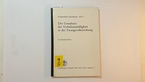 Imagen del vendedor de Der Grundsatz der Verhltnismssigkeit in der Zwangsvollstreckung a la venta por Gebrauchtbcherlogistik  H.J. Lauterbach