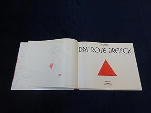 Bild des Verkufers fr Das rote Dreieck . 1. Auflage. >Widmungsexemplar mit einer Originalzeichnung< zum Verkauf von Antiquariat Lcker