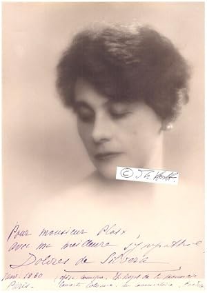 DOLORES DE SILVERA (Daten unbekannt) Opernsängerin, Mezzo-Sopran, mezzo-soprano, Contralto