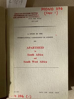 Apartheid in South Africa and South West Africa.