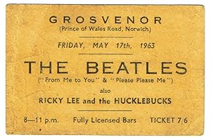 Autographed Norwich Concert Ticket.