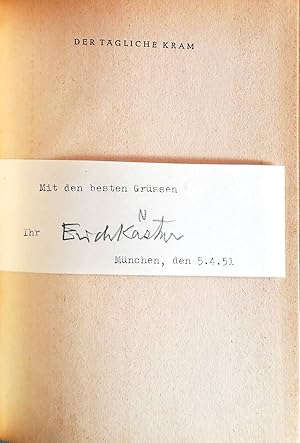 Der tägliche Kram. Chansons und Prosa 1945-1948.