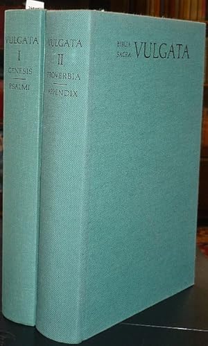 Seller image for Biblia sacra iuxta vulgatam versionem adiuvantibus Bonifatio Fischer, Iohanne Gribomont e.a. recensuit et brevi apparatu instruxit Robertus Weber. Editio atera emendata. 2 Bnde. for sale by Antiquariat Dwal