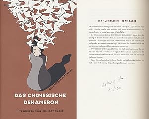 Das chinesische Dekameron. Übersetzt von Johanna Herzfeldt. Mit Bildern von Mehrdad Zaeri. [Vorzu...
