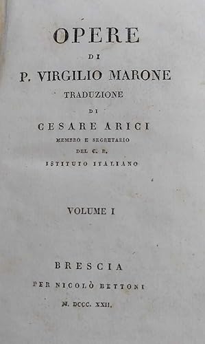 OPERE DI P. VIRGILIO MARONE