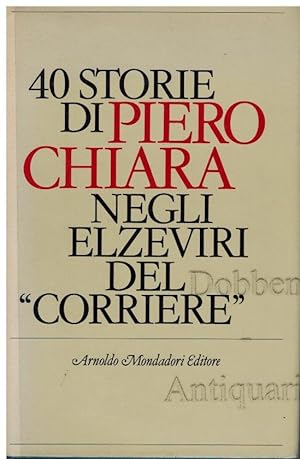 40 Storie negli Elzeviri del "Corriere".