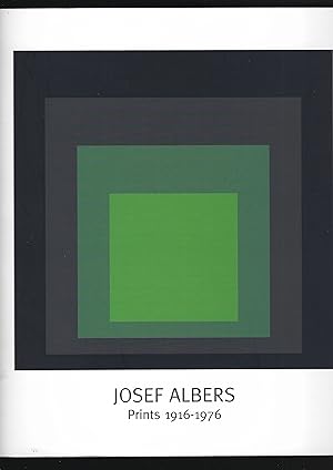 Bild des Verkufers fr JOSEF ALBERS: PRINTS 1916-1976 zum Verkauf von Chaucer Bookshop ABA ILAB