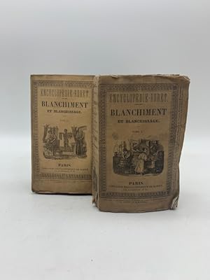 Bild des Verkufers fr Nouveau manuel complet du blanchiment, du blanchissage nettoyage et degraissage des fils et etoffes de coton.Tome I (-II) zum Verkauf von Coenobium Libreria antiquaria