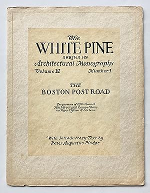 Imagen del vendedor de The Boston Post Road (White Pine Series of Architectural Monographs, Volume VI [6], Number 1, February 1920) a la venta por George Ong Books