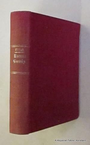 Imagen del vendedor de Roman Gossip. Copyright Edition. Leipzig, Tauchnitz, 1896. Kl.-8vo. 399 S. Roter Lwd.d.Zt. (Collections of British Authors, Tauchnitz Edition, Vol. 3107). a la venta por Jrgen Patzer