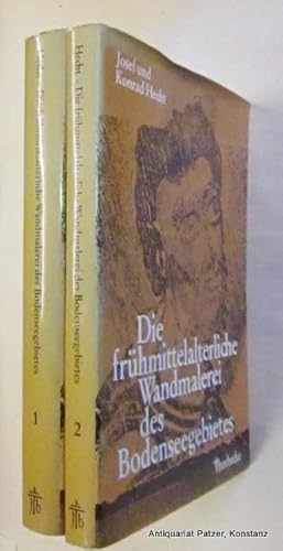 Bild des Verkufers fr Die frhmittelalterliche Wandmalerei des Bodenseegebietes. Text- u. Tafelband in 2 Bnden. Sigmaringen, Thorbecke, 1979. Gr.-4to. (35 : 25 cm). XIX, 356 S.; XIV S., S. 357-736 mit Farbtafeln u. 503 Abbildungen. Or.-Lwd. mit Schutzumschlag; Schutzumschlge tlw. verblasst u. mit minimalen Randlsuren u. 1 hinterlegten Einriss. (ISBN 379957008X). zum Verkauf von Jrgen Patzer
