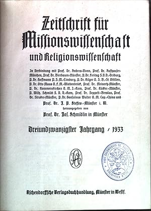 Bild des Verkufers fr Mission und Vlkerrecht - in: Zeitschrift fr Missionswissenschaft und Religionswissenschaft; 23. Jahrgang zum Verkauf von books4less (Versandantiquariat Petra Gros GmbH & Co. KG)