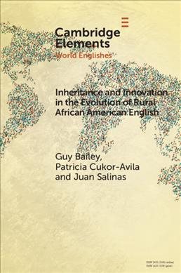 Immagine del venditore per Inheritance and Innovation in the Evolution of Rural African American English venduto da GreatBookPrices