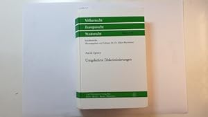 Seller image for Umgekehrte Diskriminierungen : Zulssigkeit und Grenzen der discrimination  rebours nach europischem Gemeinschaftsrecht und nationalem Verfassungsrecht for sale by Gebrauchtbcherlogistik  H.J. Lauterbach