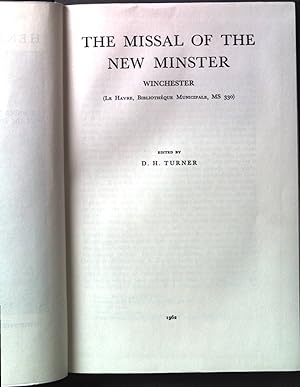 Bild des Verkufers fr The Missal of the New Minster Winchester Henry Bradshaw Society, 93 zum Verkauf von books4less (Versandantiquariat Petra Gros GmbH & Co. KG)