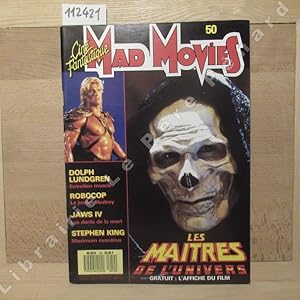 Bild des Verkufers fr Mad Movies N 50 : Les Matres de l'Univers. Gratuit, l'affiche du film - Dolph Lundgren. Entretien muscl - Robocop. La justice destroy - Jaws IV. Les dents de la mort - Stephen King. Maximum Overdrive - . zum Verkauf von Librairie-Bouquinerie Le Pre Pnard