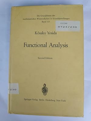Seller image for FUNCTIONAL ANALYSIS. for sale by TraperaDeKlaus