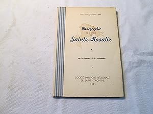 Seller image for Monographie de la paroisse de Sainte-Rosalie. for sale by Doucet, Libraire/Bookseller