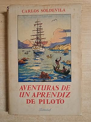 Bild des Verkufers fr AVENTURAS DE UN APRENDIZ DE PILOTO - Ilustraciones de Junceda zum Verkauf von Gibbon Libreria