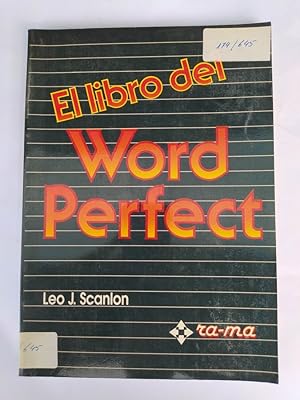 Seller image for El libro del Word Perfect. for sale by TraperaDeKlaus