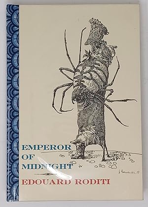 EMPEROR OF MIDNIGHT - THE BINDER'S COPY, SIGNED by Roditi, Edouard (poems); Hernandez, Jose (illu...