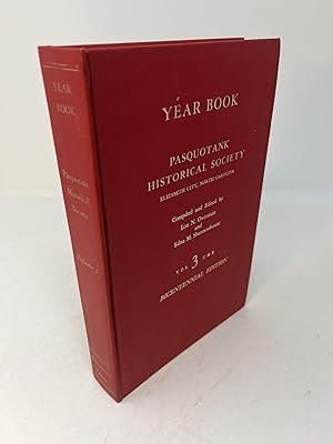 Image du vendeur pour Year Book. PASQUOTANK HISTORICAL SOCIETY Elizabeth City, North Carolina Volume 3 mis en vente par Frey Fine Books
