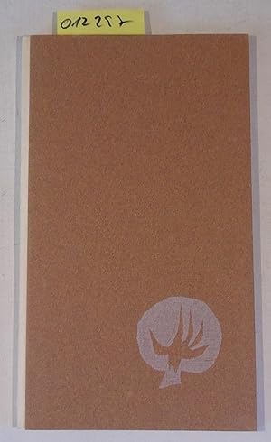 Imagen del vendedor de Entwurf Der Oase - Gedichte. Hier die Nummer 484 von 700 numerierten Exemplaren von Hans Studer in Impressum signiert a la venta por Antiquariat Tr�ger